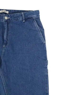 W Pierce Pant Straight Blue Stone Washed — photo 3
