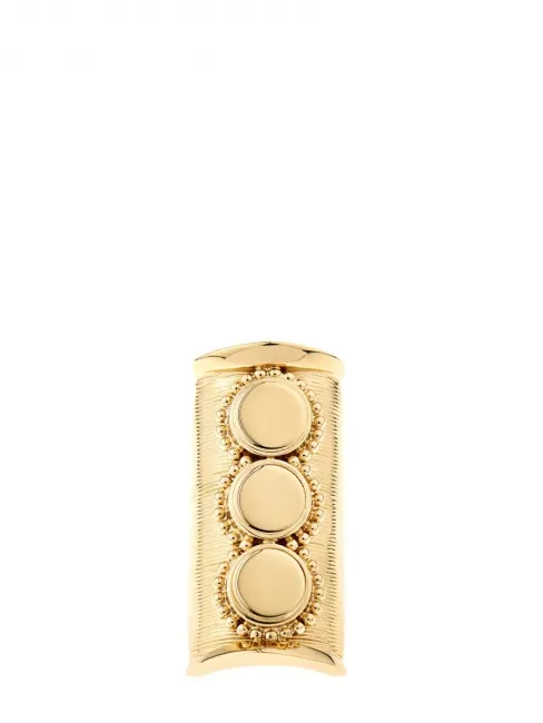 Bague longue DJILL en laiton doré à l'or fin Prix boutique $440 Taille 56