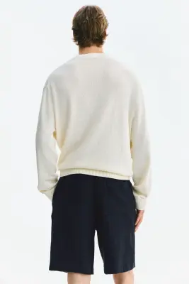 Short Loose Fit - Bleu marine — photo 3