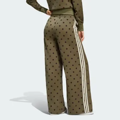 PANTALON LARGE SATIN POLKA DOTS — photo 2