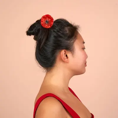 Pince à cheveux Coquelicot Coucou Suzette — photo 2
