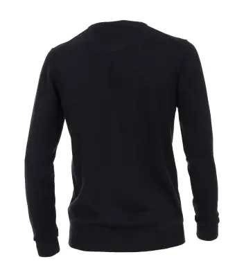 CASA MODA PULL COL ROND Marine — photo 3