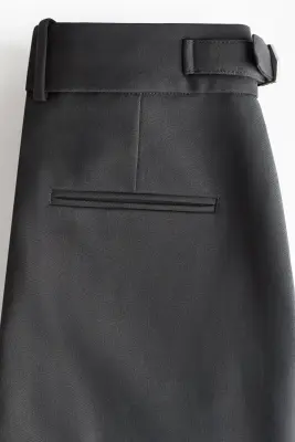 Pantalon droit en twill - Gris foncé — photo 5