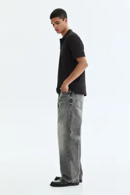 Loose Jeans - Gris denim — photo 3