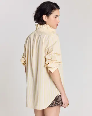 Chemise Leonor rayures jaune — photo 3