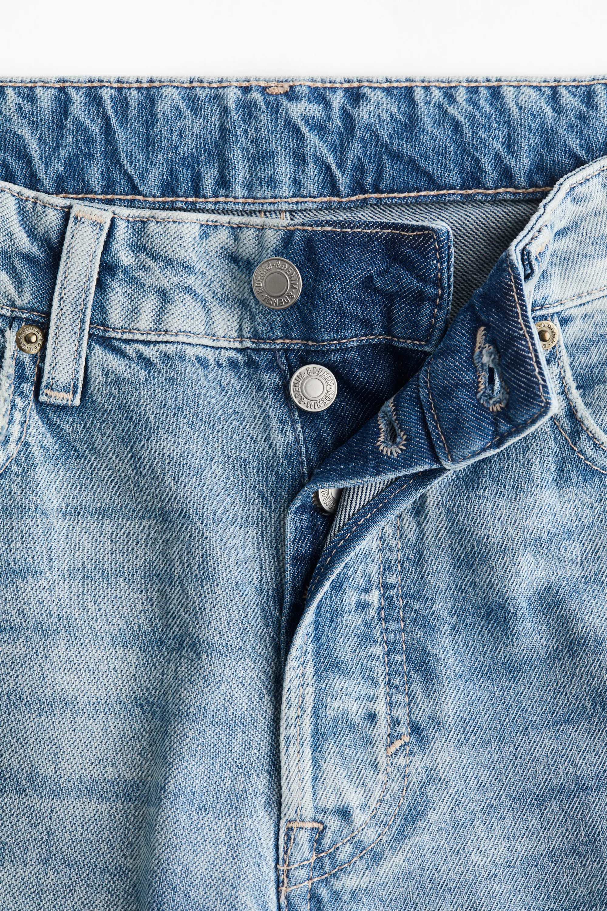 Straight Regular Jeans - Bleu denim clair