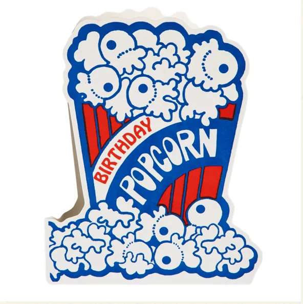 Carte anniversaire Popcorn Birthday – Archivist Gallery