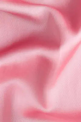 Robe caftan asymétrique en satin - Rose — photo 5