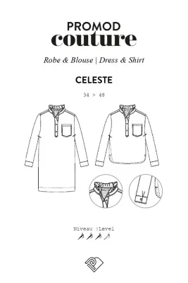 PATRON PDF ROBE/BLOUSE CELESTE — photo 2
