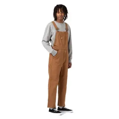 DICKIES DUCK CANVAS SALOPETTE Marron — photo 1