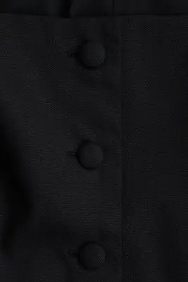 Blazer à encolure carrée - Noir — photo 5