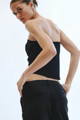 Top tube asymétrique - Noir — photo 4