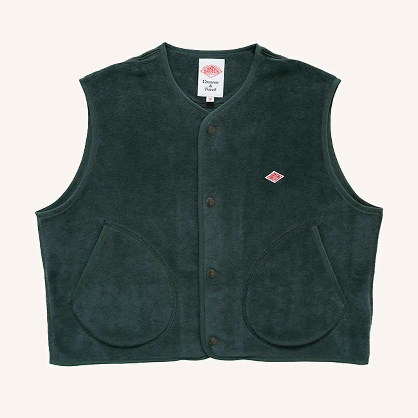 Gilet polaire sans manche Danton - Green