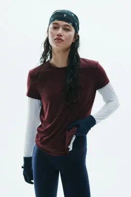 T-shirt de sport DryMove™ - Rouge cerise — photo 1
