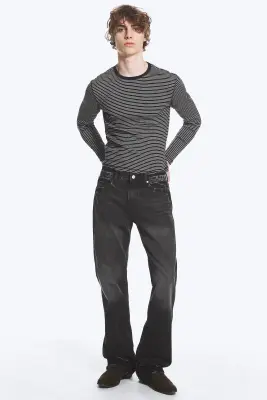 Jean bootcut standard taille basse Sky - Empire Black - Noir — photo 2