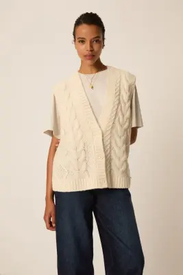 Gilet Andrew Ecru — photo 2