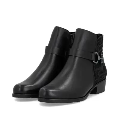Bottines Remonte D6894-00 Noires - Lacets Grande Pointure Femme — photo 3