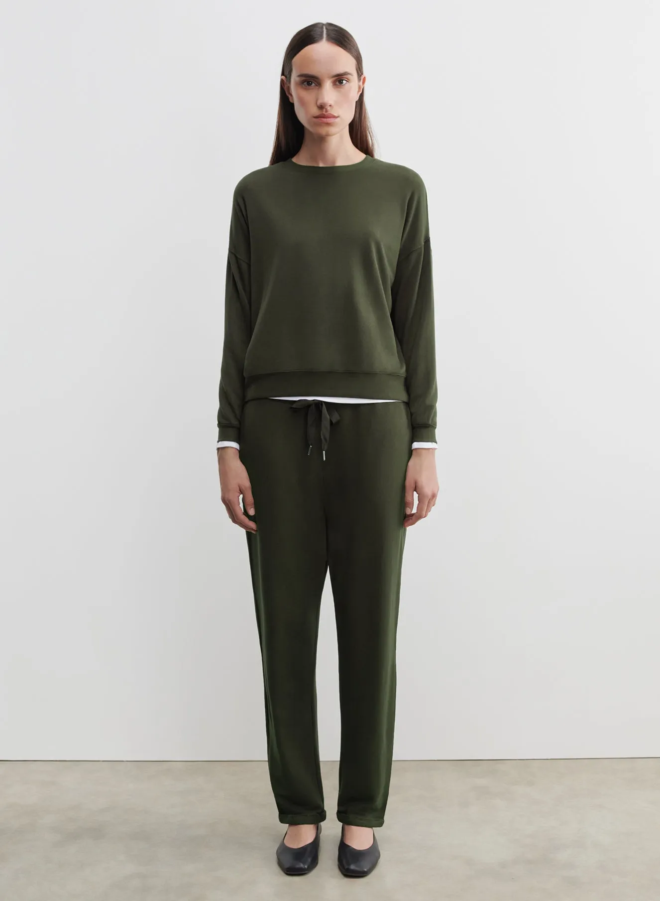 Pantalon en viscose et élasthanne