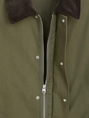 Veste cirée courte - Vert kaki — photo 4