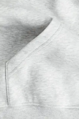 Hoodie - Gris clair chiné — photo 2
