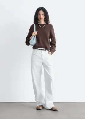 Pull en maille - Marron foncé — photo 2