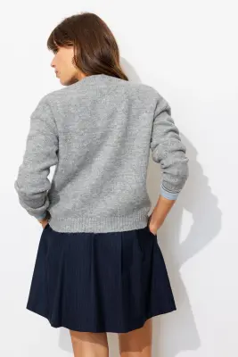 Cardigan col rond Femme — photo 4
