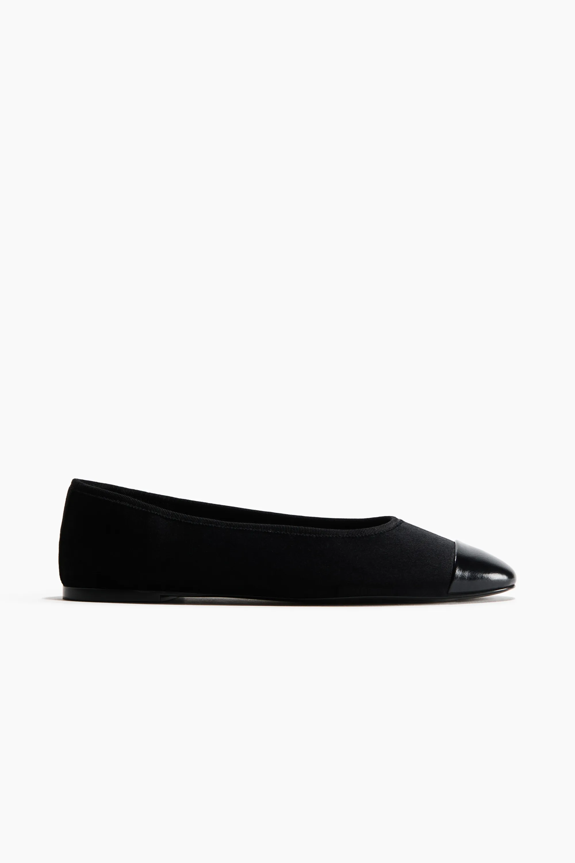 Ballerines en velours - Noir