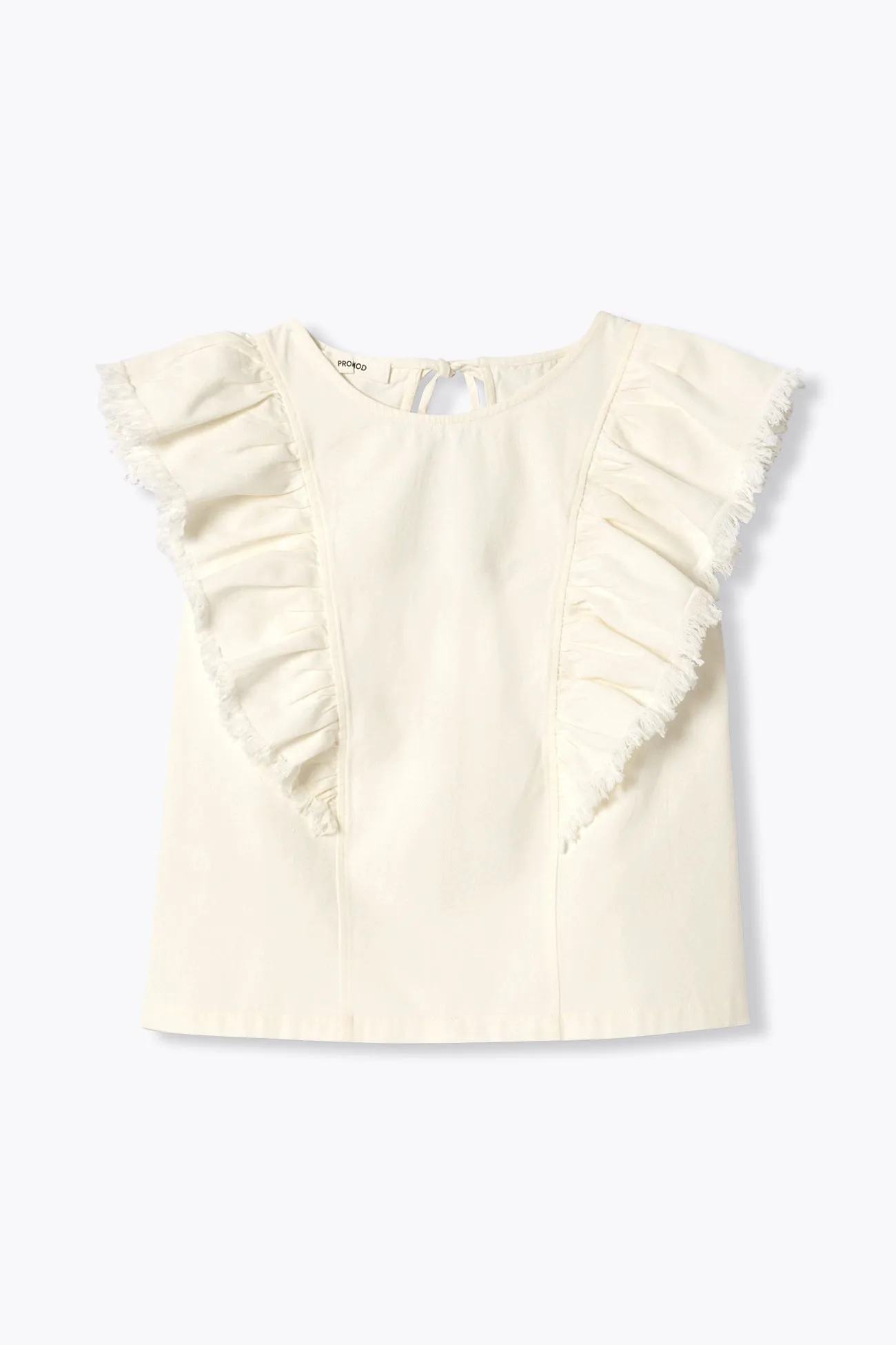 Blouse à manches papillon