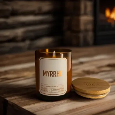 Bougie végétale parfumée Myrrhe — photo 4