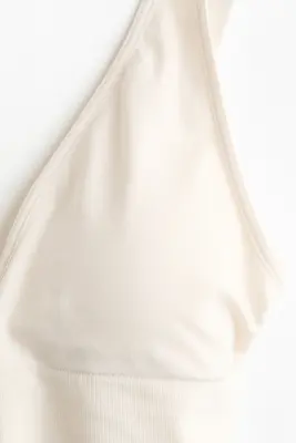 Soutien-gorge Seamless souple et paddé - Crème — photo 4