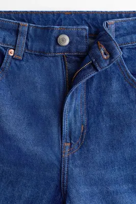 Wide High Jeans - Bleu denim foncé — photo 5