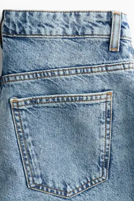 Wide Regular Waist Jeans - Bleu denim clair — photo 5