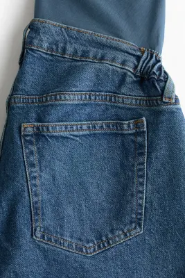 MAMA Slim Mom Ankle Jeans - Bleu denim — photo 3