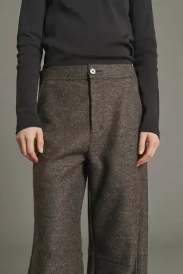 PANTALON GIBSON TAUPE CHINÉ — photo 5