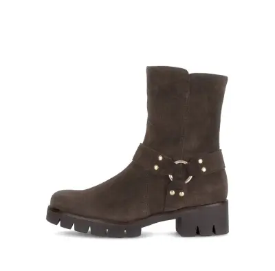 Bottines Gabor 71.713.18 Marron - Lacets Grande Pointure Femme — photo 2
