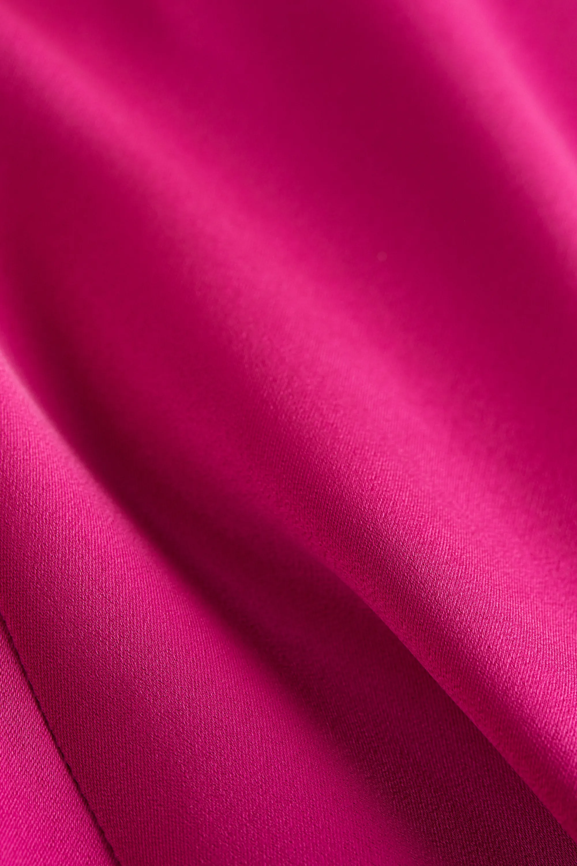 Mini robe volantée - Fuchsia