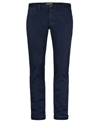 REDPOINT JASPER CHINO GRANDE LONGUEUR Marine — photo 4