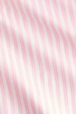 Chemise courte en popeline - Rose clair/rayé — photo 4