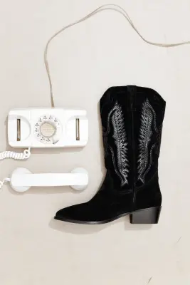 Bottes western en cuir Femme — photo 2