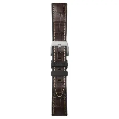 Bracelet Montre Rochet 22mm Trocadero Marron coutures écrues 8522203ST13A — photo 2