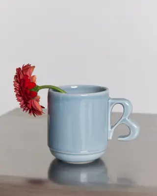 Mug bleu — photo 2