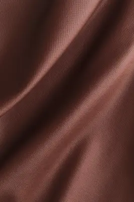 Top en jersey enduit - Marron foncé — photo 3