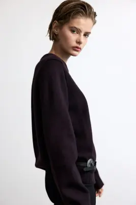 Pull - Violet foncé — photo 2