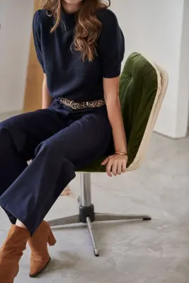 Pantalon Polly bleu nuit – Almae — photo 1