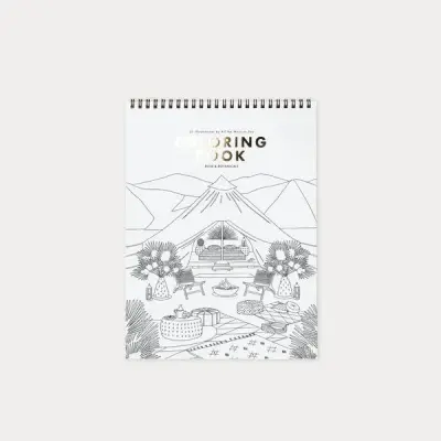 Carnet de coloriage pour adultes Bliss & Botanicals — photo 3