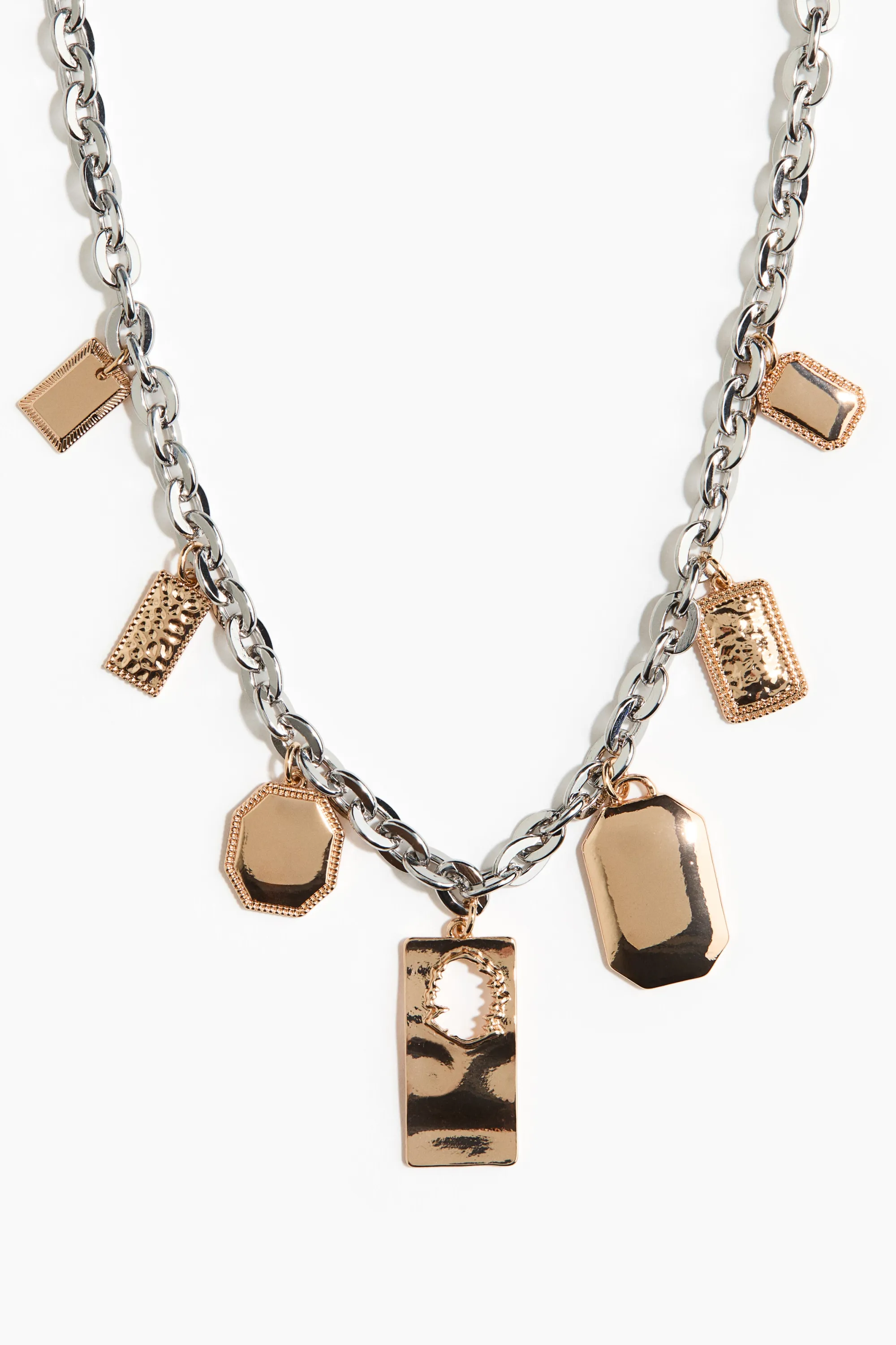 Collier avec charms - Doré/argenté