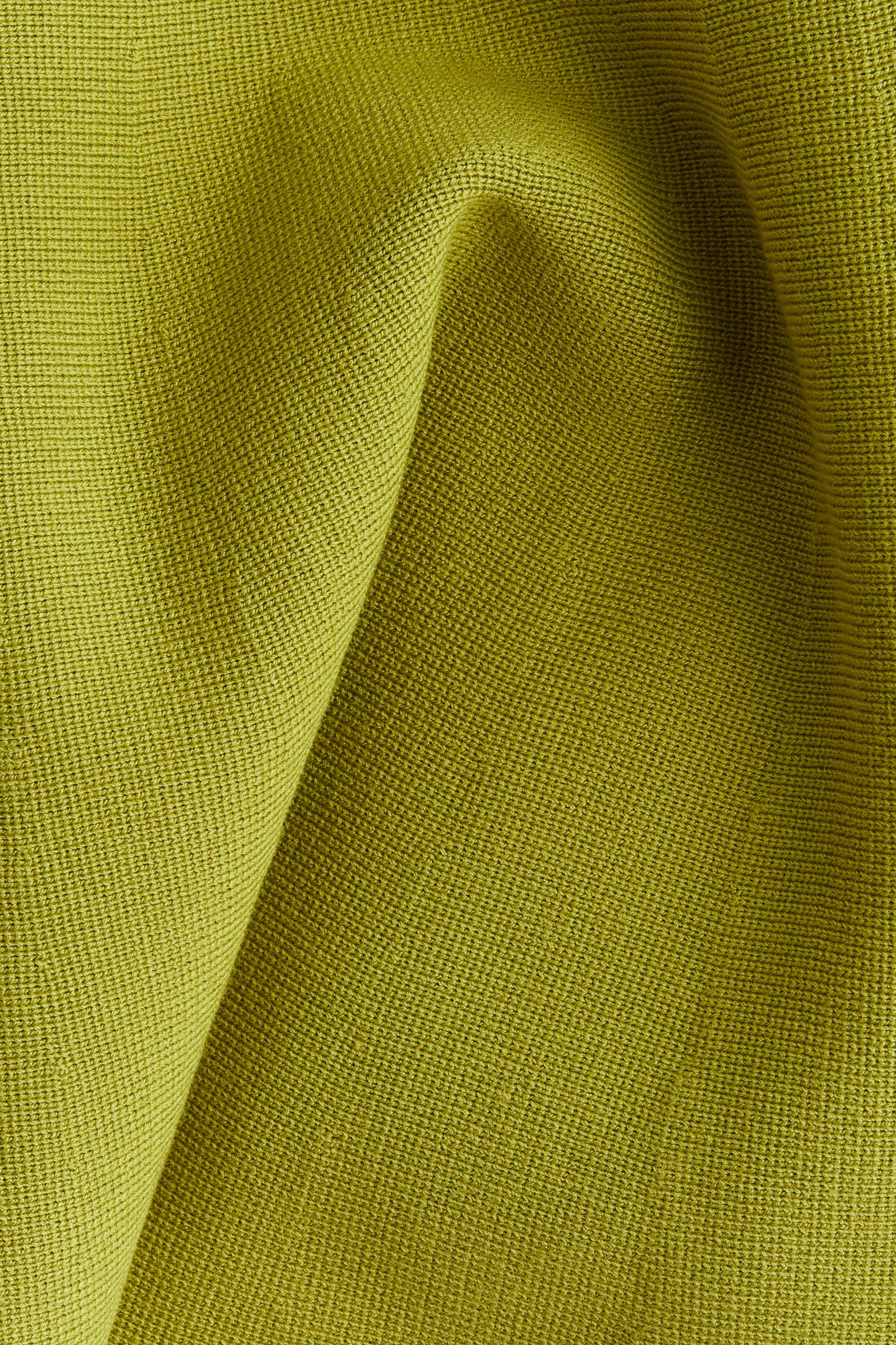 Top en maille fine avec bretelles fines - Vert lime