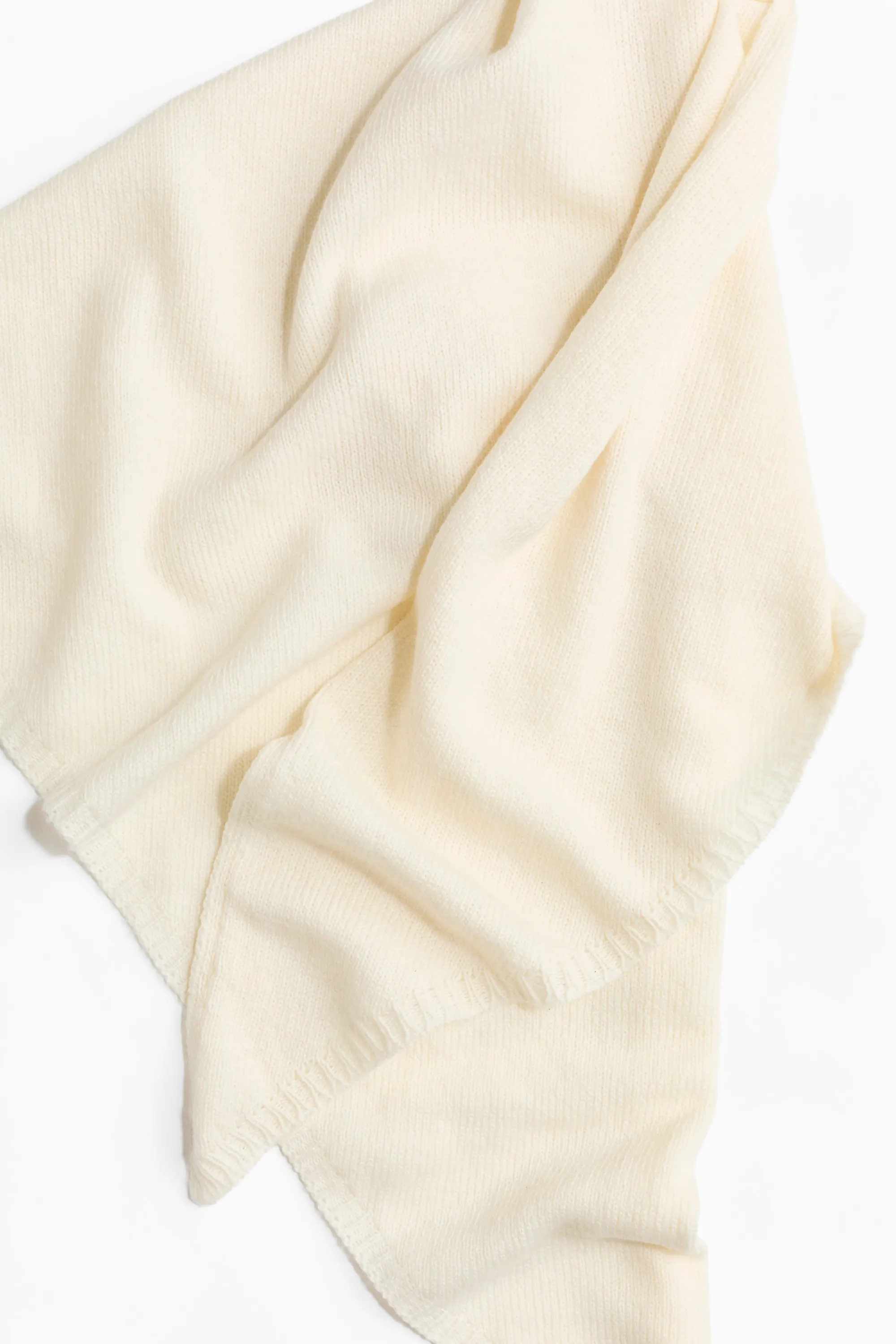 Foulard en maille fine - Crème