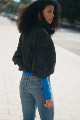 Skinny Ultra Low Waist Ankle Jeans - Bleu denim foncé — photo 2