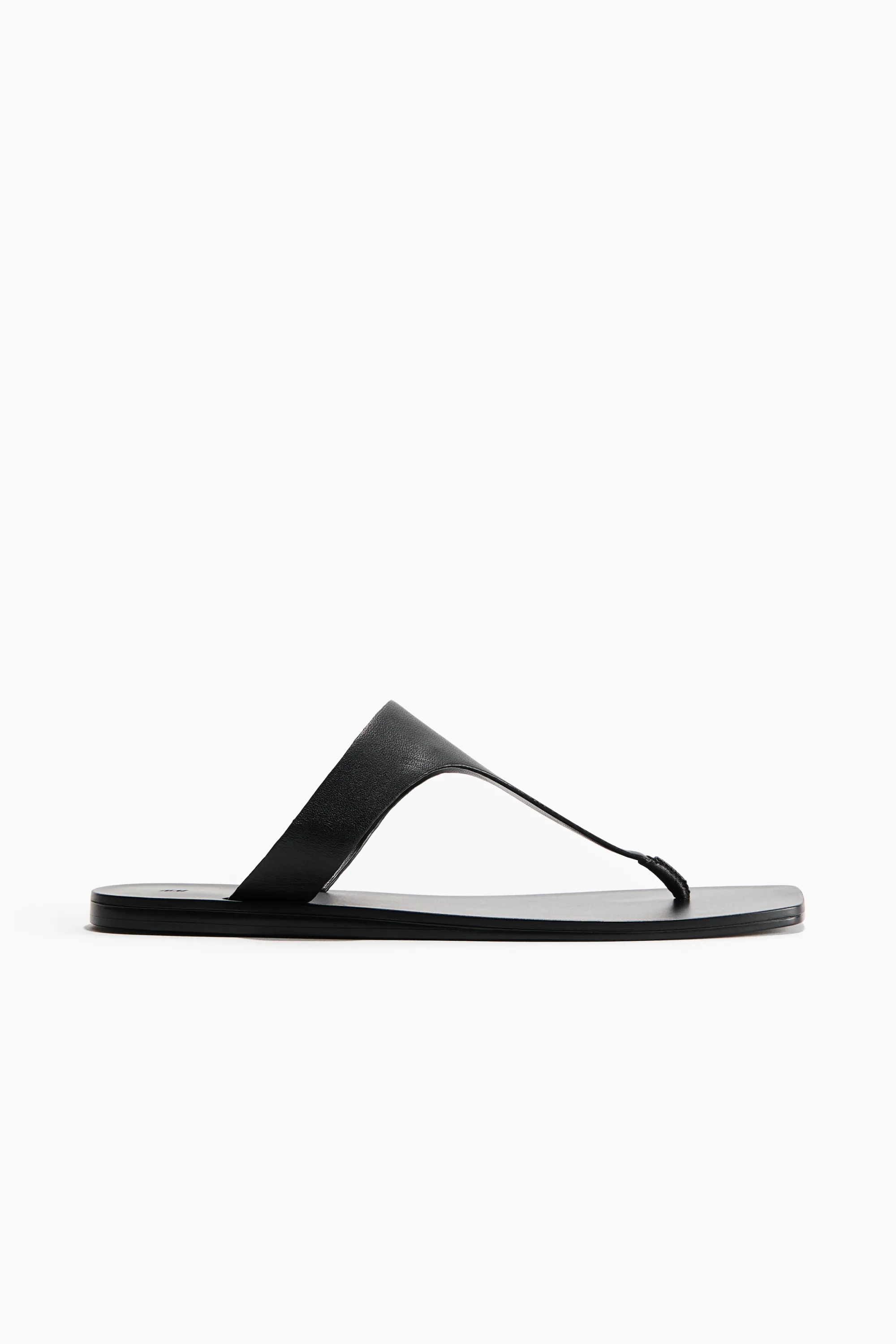 Sandales en cuir - Noir
